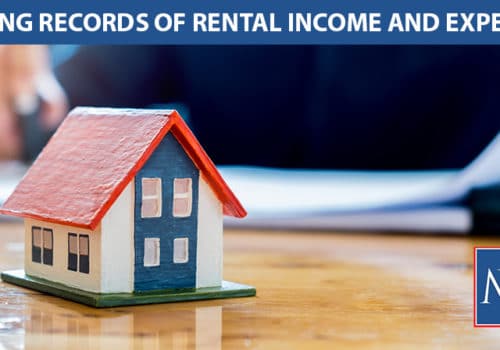 Keeping records of rental income and expenses