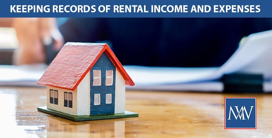 Keeping records of rental income and expenses