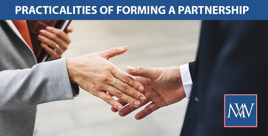 Practicalities of forming a partnership
