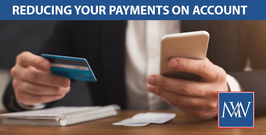 REDUCING YOUR PAYMENT ON ACCOUNT