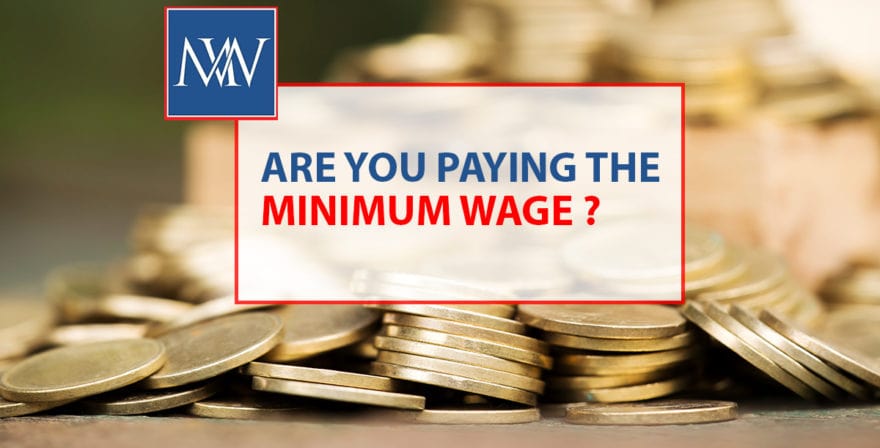 Are you paying the minimum wage