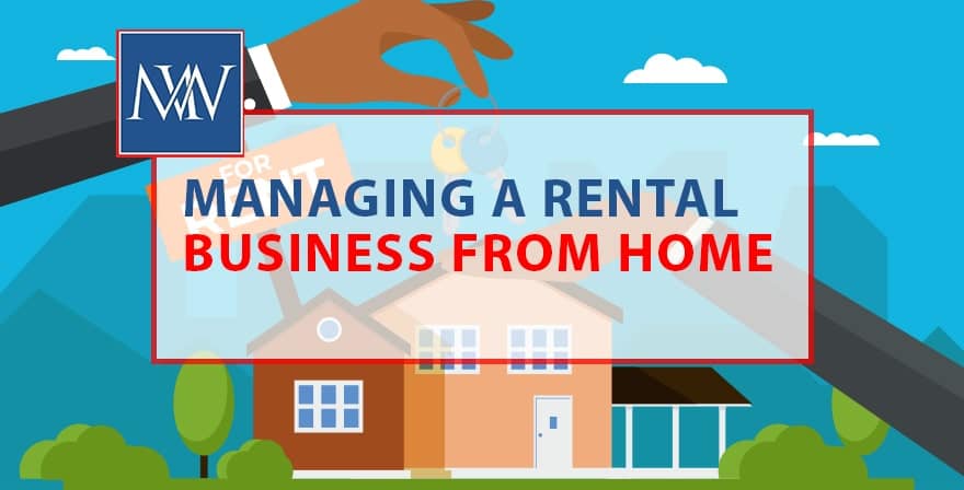 managing a rental business from house