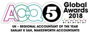 Regional Accountancy Firm of the Year, Makesworth Accountants Regional Accountant of the Year, Sanjay K Sah, Makesworth Accountants