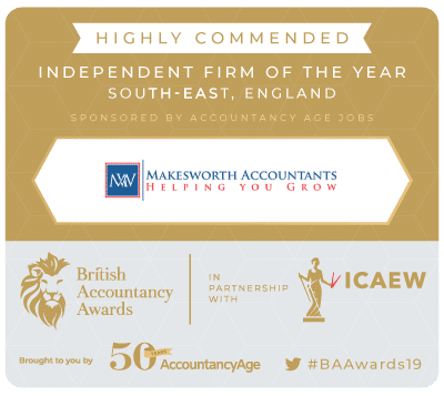 Independent Firm of the Year South-East, England - Highly Commended Accountant 2019
