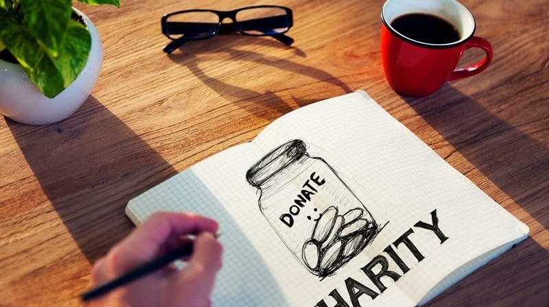 £750m support for charities