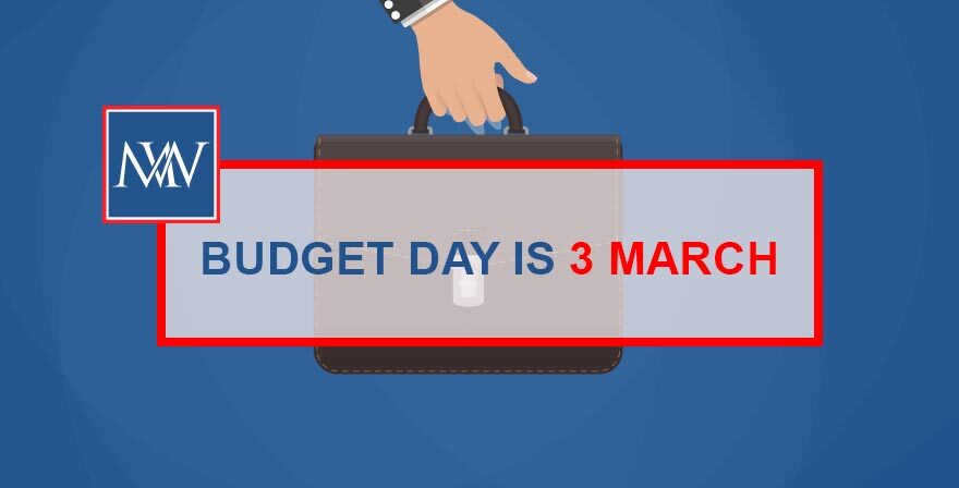 Budget Day is 3 March