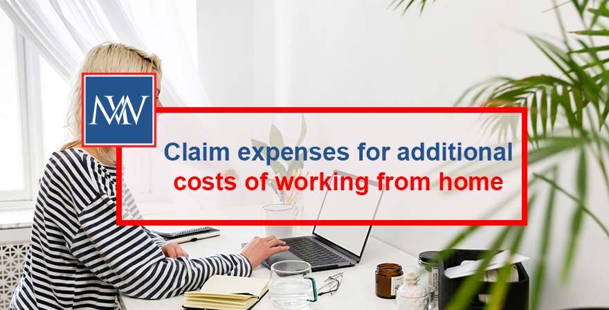 Claim expenses for additional costs of working from home