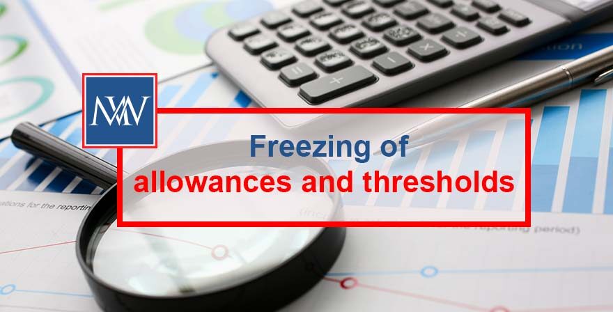 Freezing of allowances and thresholds