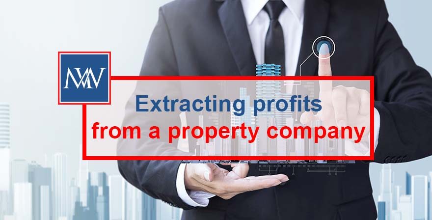 Extracting profits from a property company