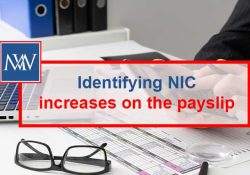 Identifying NIC increases on the payslip