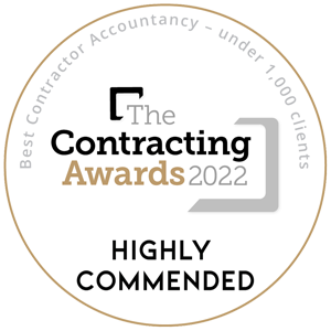 Best Contractor Accountancy under 1,000 clients- Highly Commended