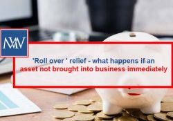 'Roll over ' relief - what happens if an asset not brought into business immediately