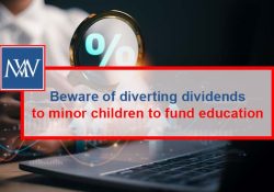 Beware of diverting dividends to minor children to fund education