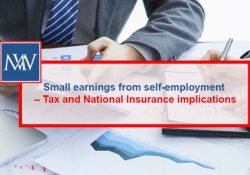 Small earnings from self-employment – Tax and National Insurance implications