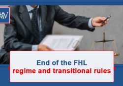 End of the FHL regime and transitional rules