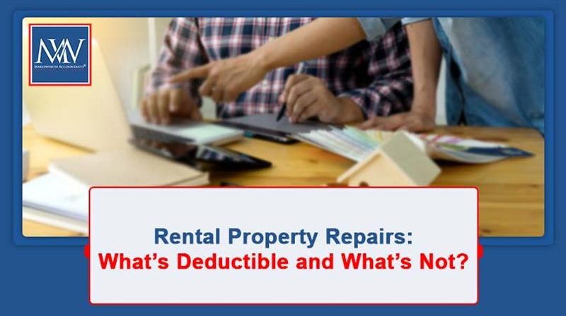 Repairs vs improvements rental property