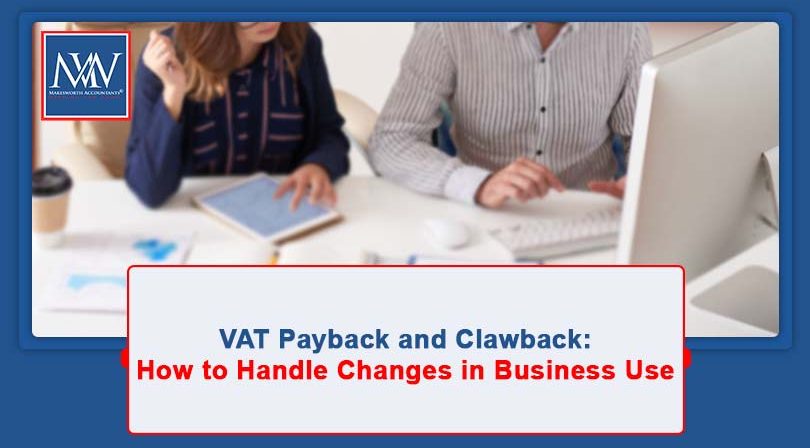 VAT payback and clawback rules