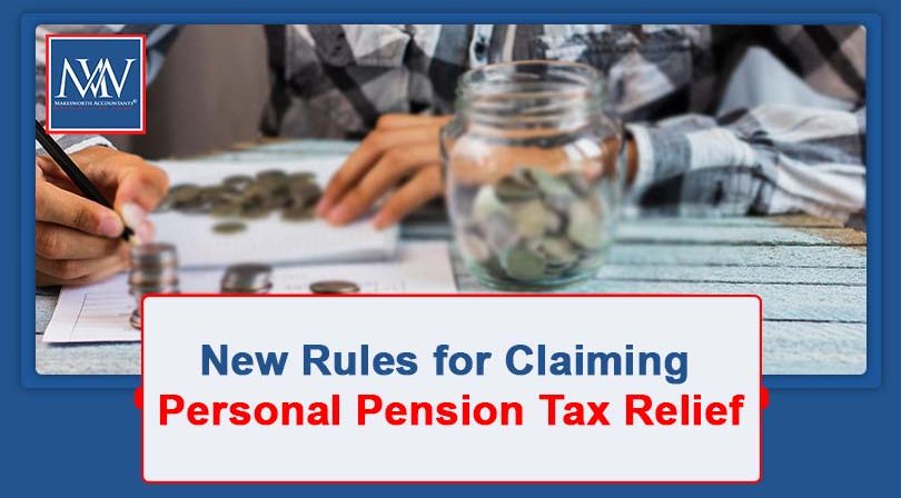 personal pension tax relief evidence