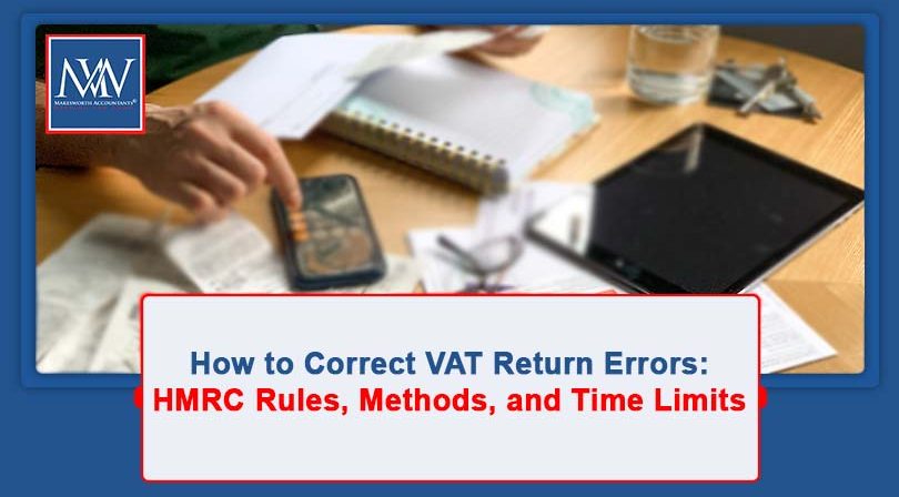 Correcting VAT return errors