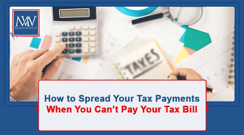 Spread tax payments HMRC