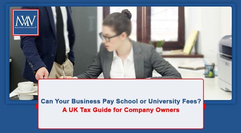pay school fees through company UK